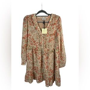 Dress fourm Los Angeles floral print cottage core dress size‎ small